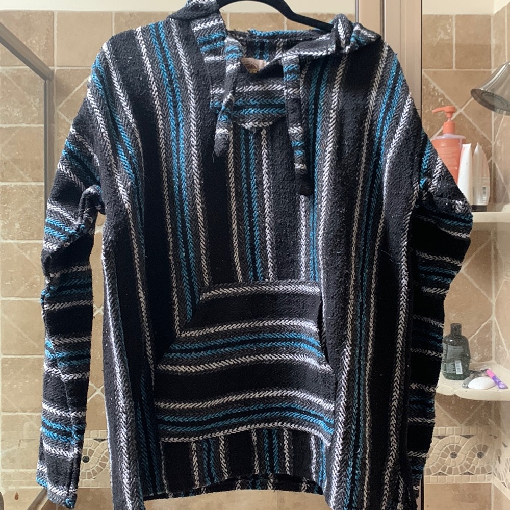 Mexican Poncho drug rug